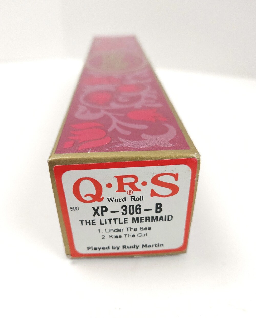 The Little Mermaid QRS Word Roll Disney's Martin XP-306-B Player Piano Roll